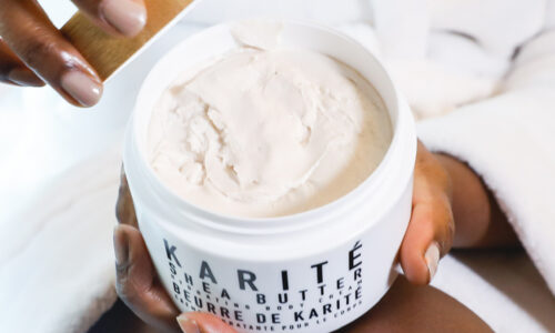 Karité products are formulated with 30 percent shea butter, one of the highest concentrations on the market.