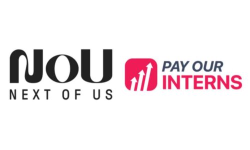 NoU Pay Our Interns Logo