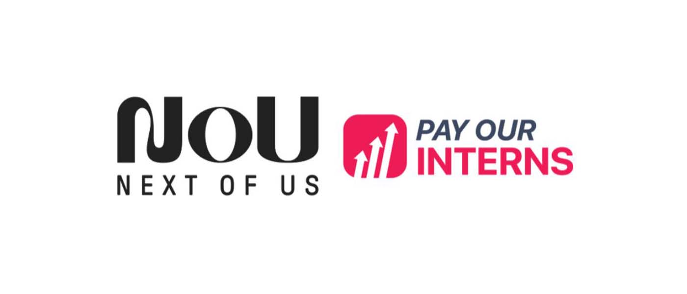 NoU Pay Our Interns Logo