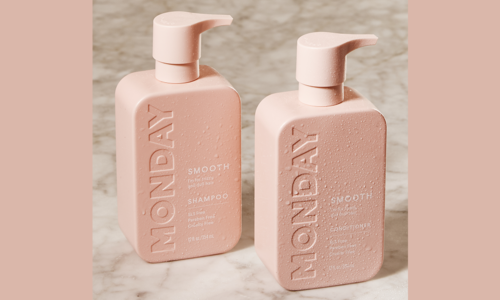 Australian brand Monday is lighting up U.S. mass hair care with its luxury positioning and monochromatic packaging.